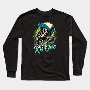 retro microphone hip hop Long Sleeve T-Shirt